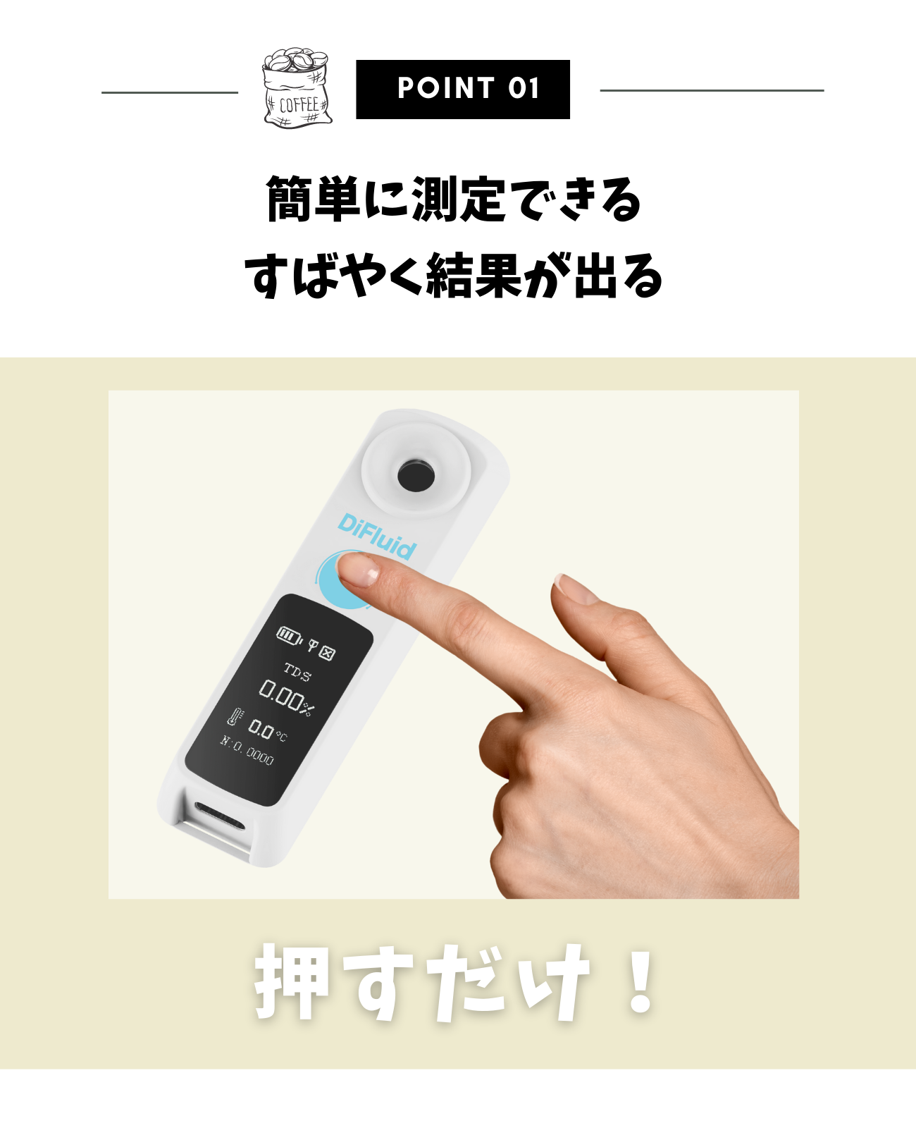 デジタルコーヒー濃度計