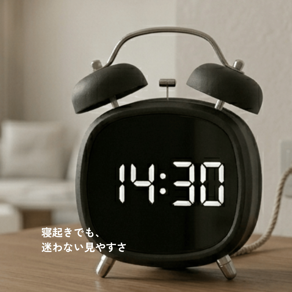 デジタル目覚まし時計