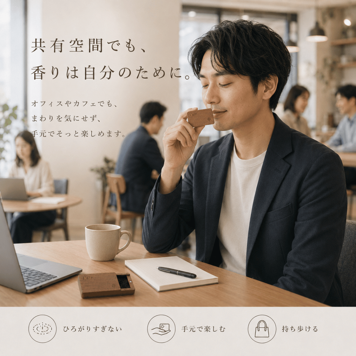 木製ポータブルアロマディフューザー