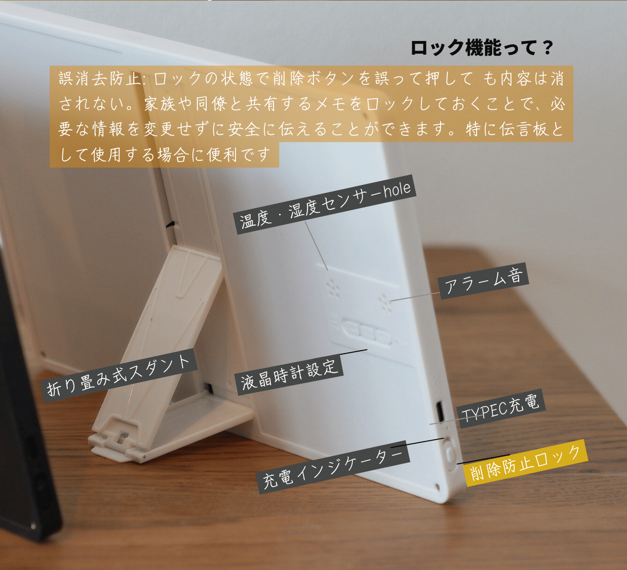 多機能電子メモパッド
