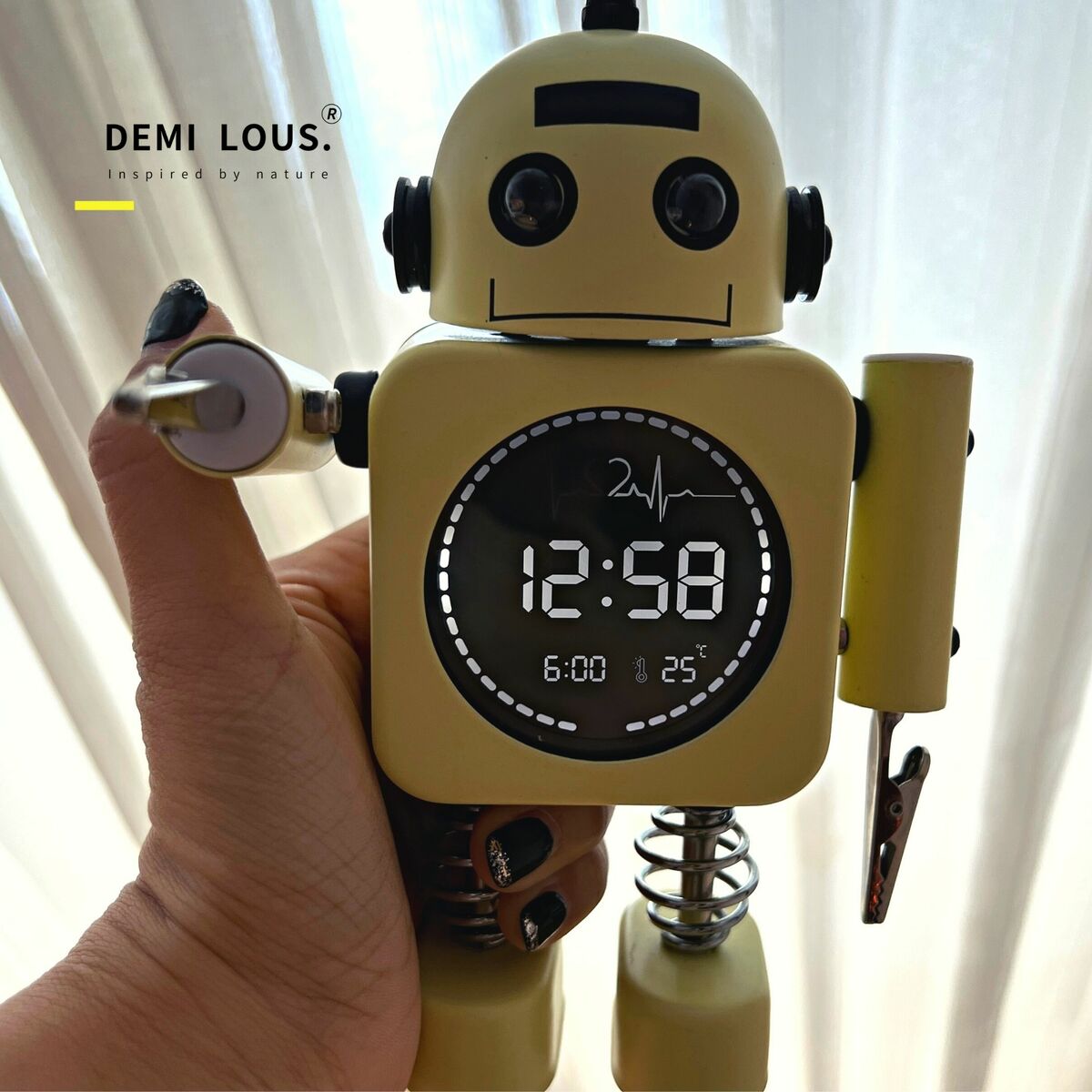 ロボット型 目覚まし 時計 - インテリア時計